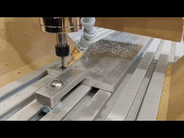 DIY CNC - First chips - Raw aluminium why cooling matters