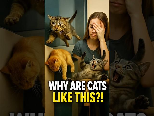 Cats Are silly, but we still love them #funnyanimals #animalart  #petlover ￼