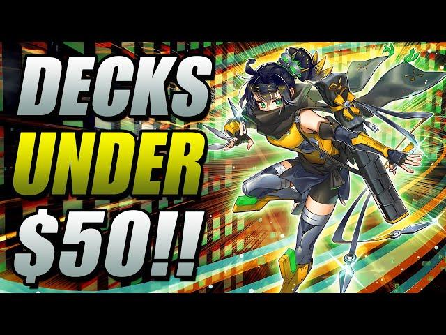 Yugioh Top 5 Budget Decks Under $50!