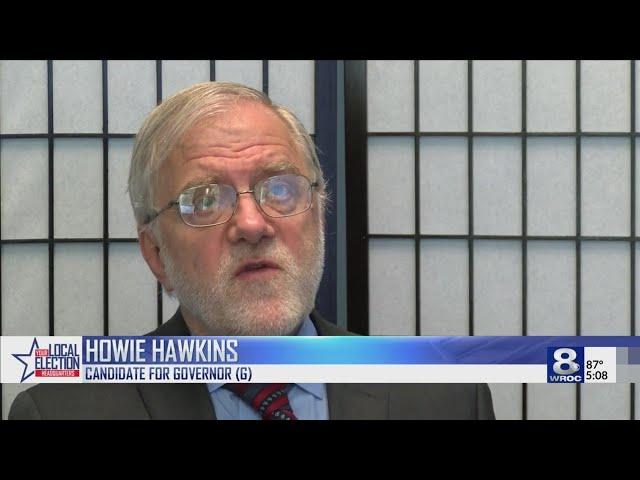 Howie Hawkins pitches campaign in Rochester