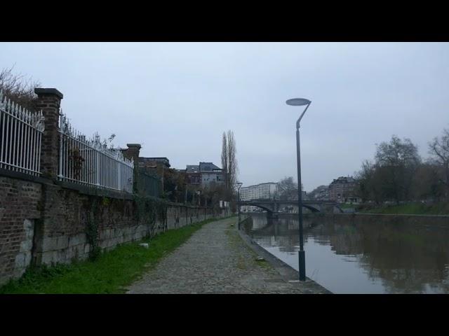 I cycled 48km from Namur to Charleroi along the Sambre river (13/12/2024)