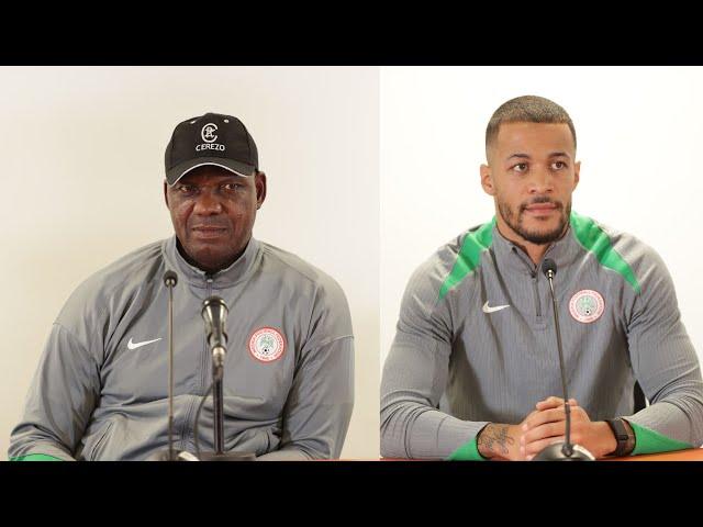 BENIN VS NIGERIA: SUPER EAGLES PRESS CONFERENCE