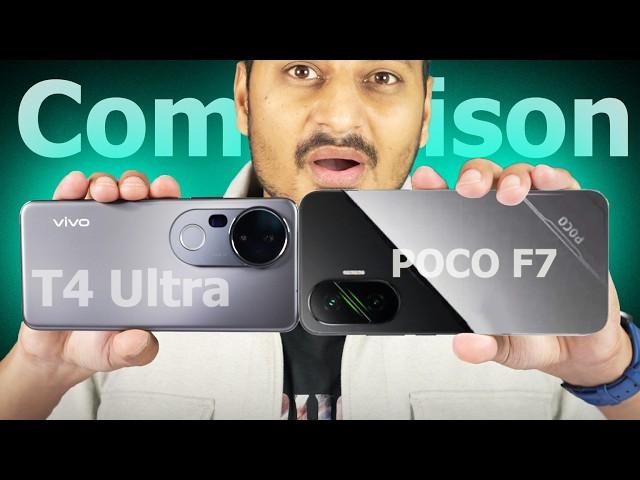 vivo T4 Ultra vs POCO F7 *Full Comparison*  Camera Test