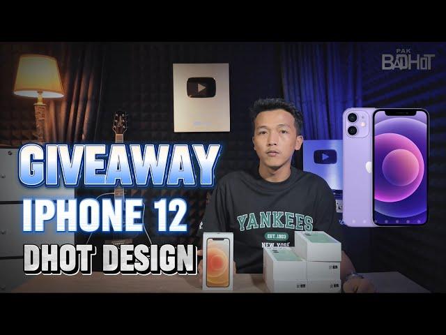 GIVEAWAY iphone 12 - Dhot Design