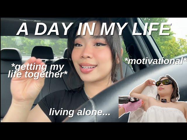 A DAY IN MY LIFE LIVING ALONE | get my life together, my daily routine, self improvement tips