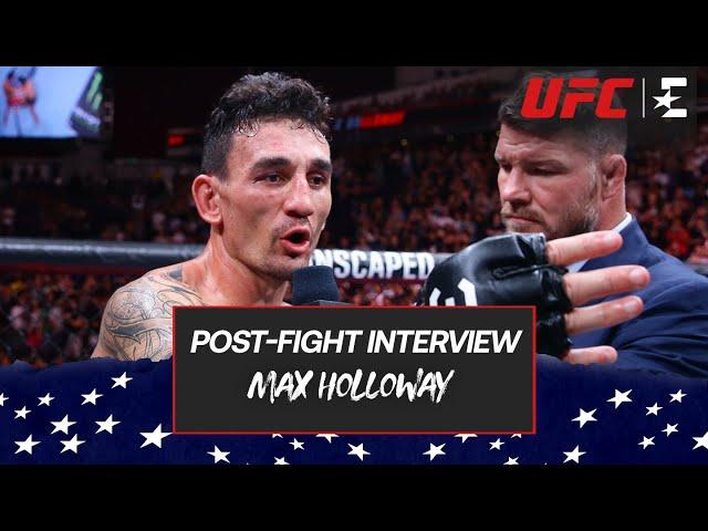 UFC Singapore | Post-Fight Interview | Max Holloway