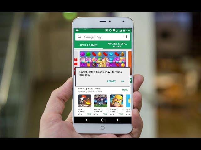 How to Fix Unfortunately Google Play Store has Stopped In Android