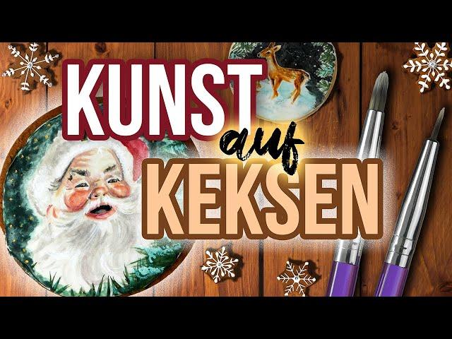 Plätzchen bemalen | Kunst mit Royal Icing zu Weihnachten