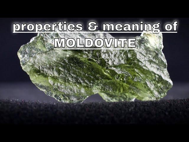 Moldavite Meaning Benefits and Spiritual Properties