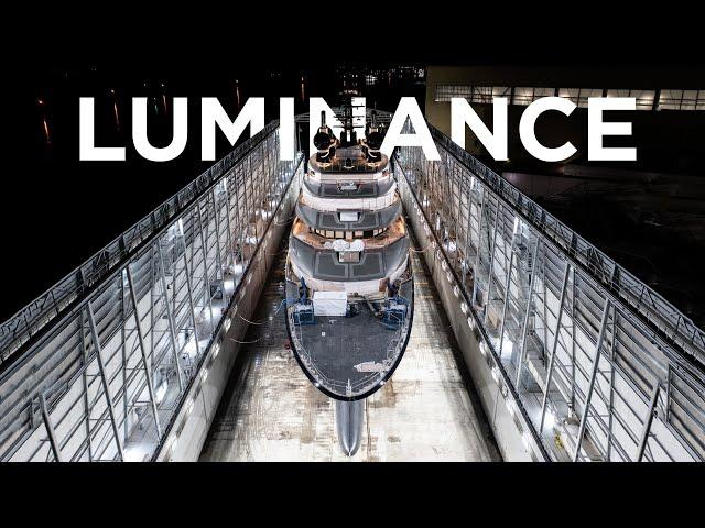 EXCLUSIVE: 145M LUMINANCE superyacht launched at LÜRSSEN | SuperYacht Times