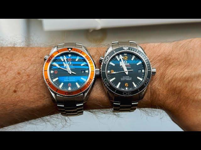 Omega Planet Ocean 2500 42mm vs Omega Planet Ocean 8500 42mm (small wrist)