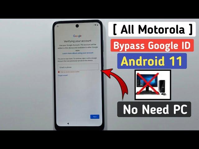 All Motorola FRP/Google Lock Bypass Android 11 Without PC [New Method 2025] No Screen Lock