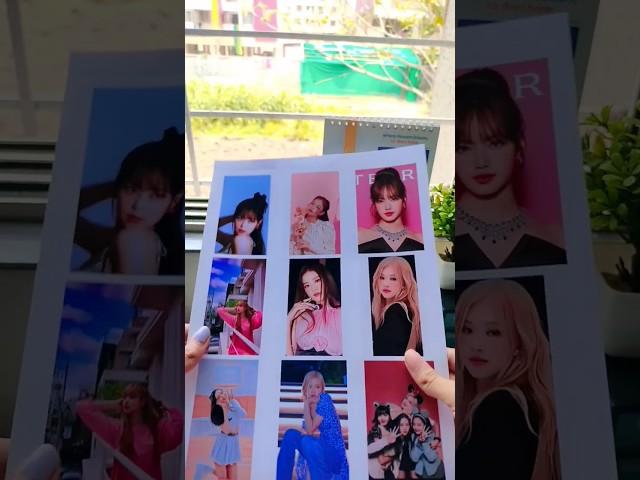 Making BLACKPINK  Photocards. #jennie #lisa #rose #jisoo #like #shorts #blink.