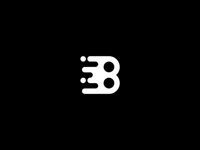 Letter B Logo Design Speedart (6 in 1)