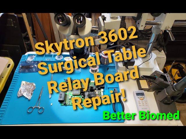 Skytron 3602 Surgical Table Relay Board Repair