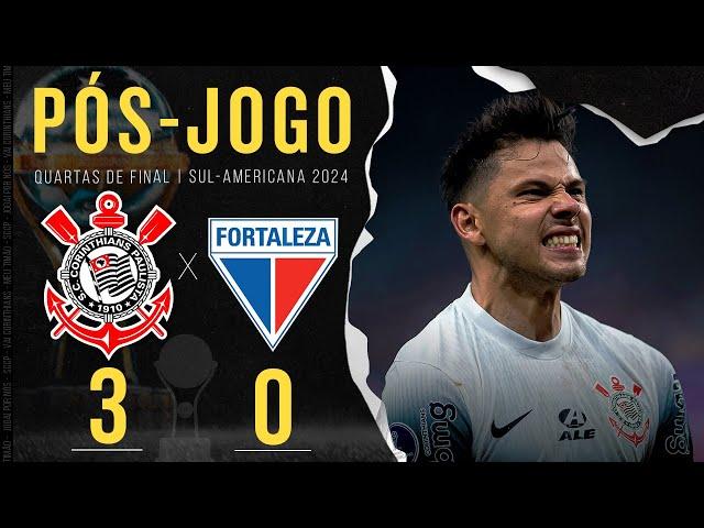 CLASSIFICADOS! CORINTHIANS 3X0 FORTALEZA  PÓS-JOGO: ZONA MISTA E COLETIVA | COPA SUL-AMERICANA 2024