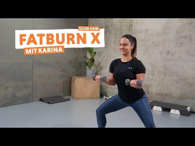 fatburn x mit Karina | FitX-Kurse für zu Hause | classx at home