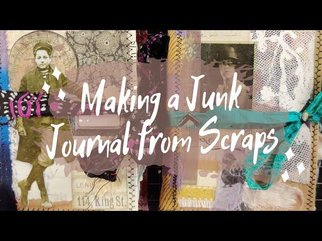 Let's Make A True Junk Journal From Packaging and Paper Scraps - Final - Finishing Them Both