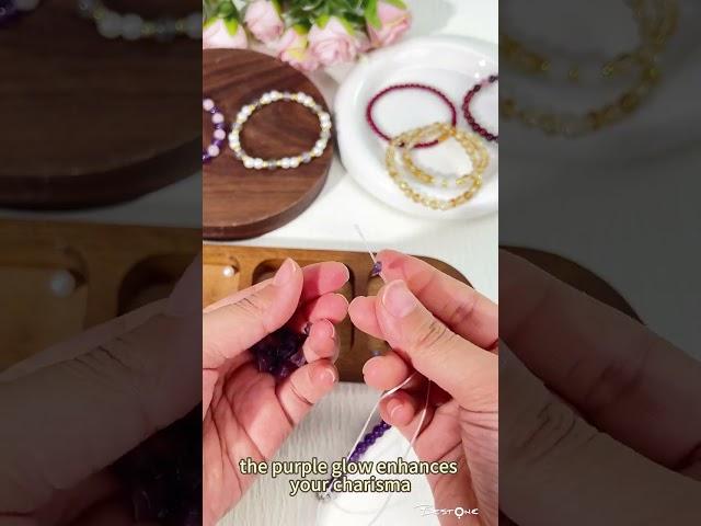  Create Your Own Amethyst Bracelet!