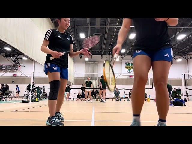 UQTR - tournoi uni mixte 27 octobre 2024 Double féminin vs Vert et Or