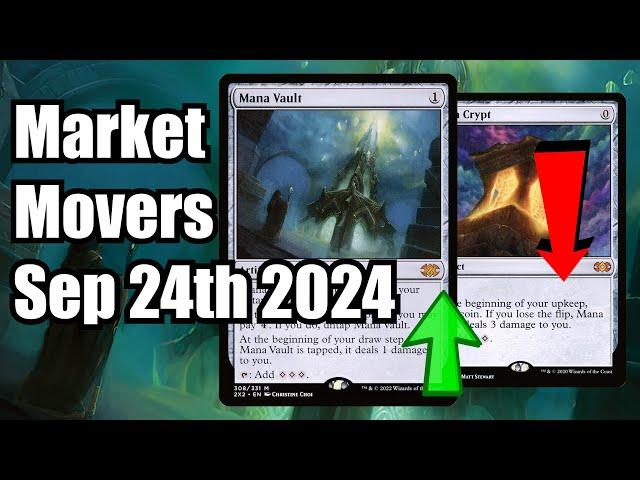 MTG Market Movers - Sep 24th 2024 - Banned Mana Crypt Tanks 50% and Players Shift Towards Mana Vault