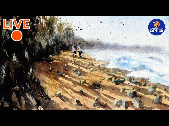 How To Master Painting Coastal Landscapes In Watercolor: Beginner's Workshop