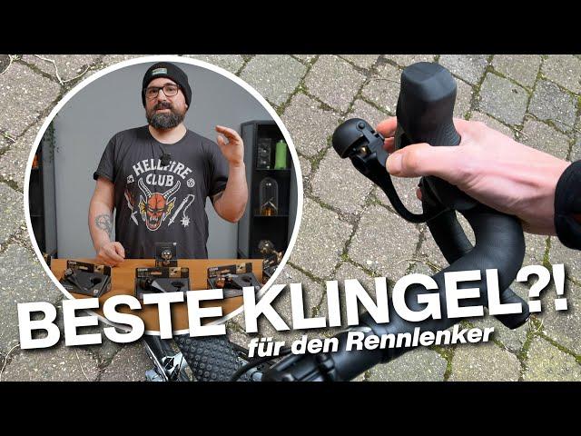 Dropbar-Klingel! CRANE BELL CO. E-NE SBR für alle Rennlenker am Rennrad & Gravelbike