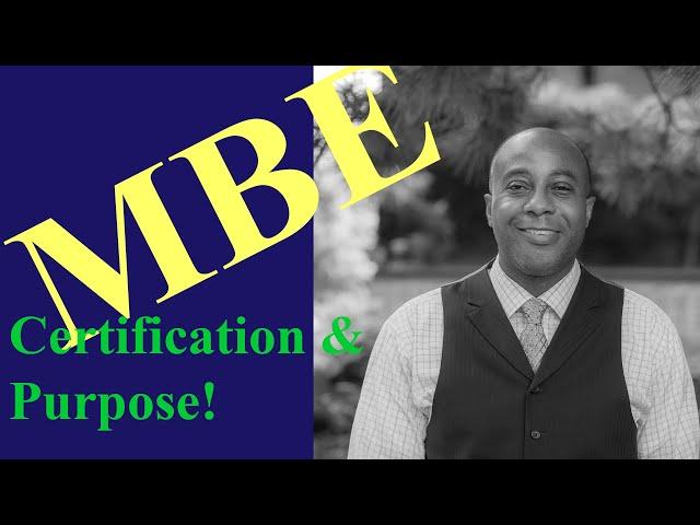 Minority Business Enterprise (MBE) 2020