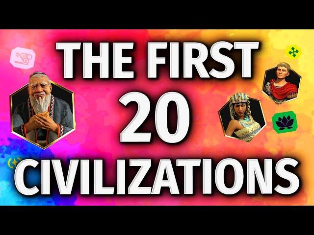 Civilization 7 - The First 20 CIVS REVEALED!