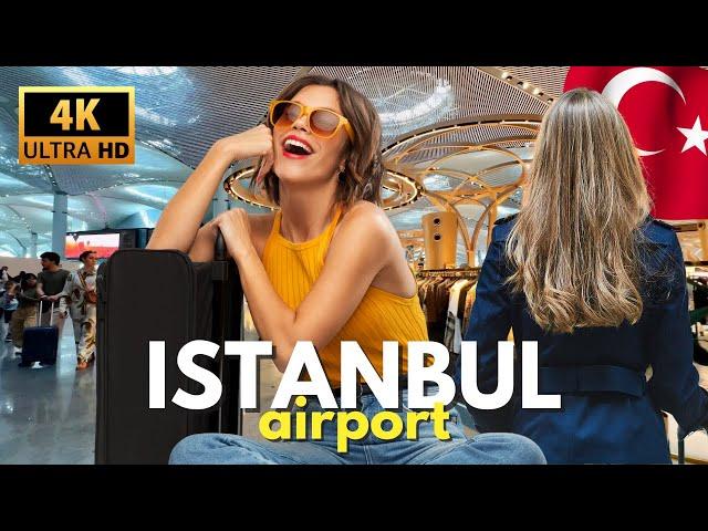 Lost in Istanbul Airport: A Mind-Blowing Walking Tour ️ (With Captions)