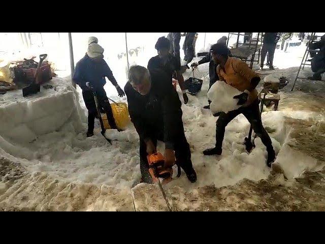 Shri Amarnath Ji Yatra 2019 - Snow Clearing Operation on full pace at Poshpatri