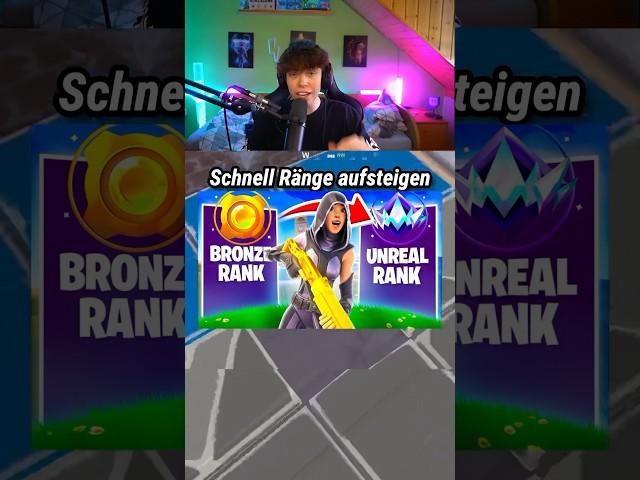 SCHNELL RÄNGE im Ranked Modus in Fortnite AUFSTEIGEN! #fortnitedeutsch #fortnite