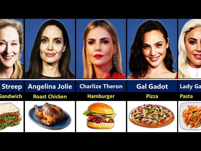 Favorite Food of Hollywood Actresses