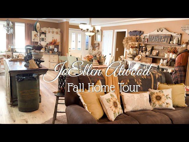 BEAUTIFUL ANTIQUE FARMHOUSE STYLE COUNTRY COTTAGE HOME TOUR ANTIQUES PRIMITIVE VINTAGE DECOR TOURS