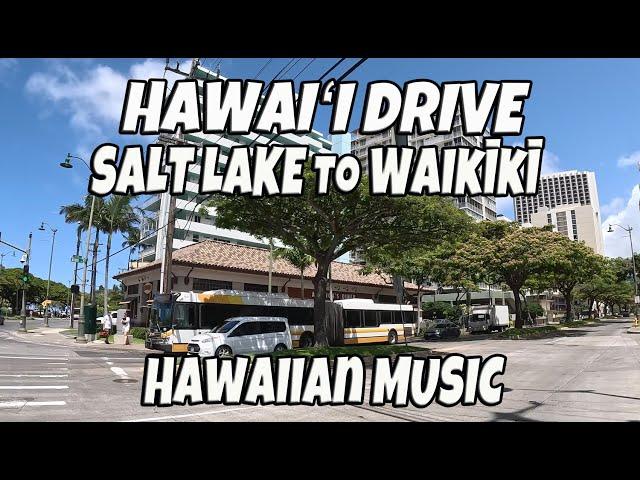 Driving Hawaii Virtual Tour | Salt Lake to Waikiki | Things to do in Honolulu Hawaii May 22, 2024