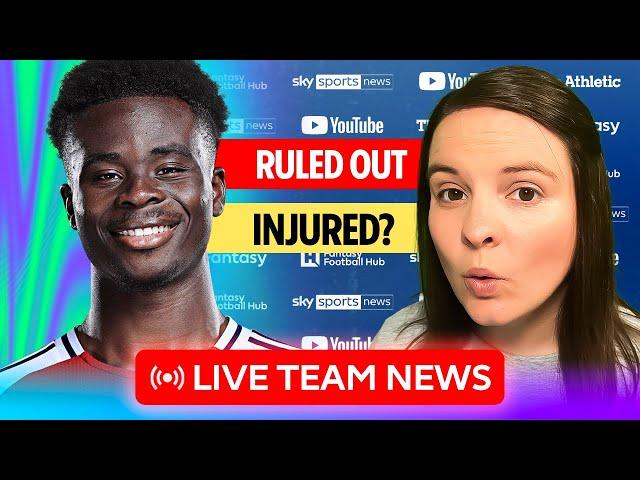 SAKA INJURY UPDATE | FPL GAMEWEEK 12 PRESS CONFERENCES | FANTASY PREMIER LEAGUE 2024/25