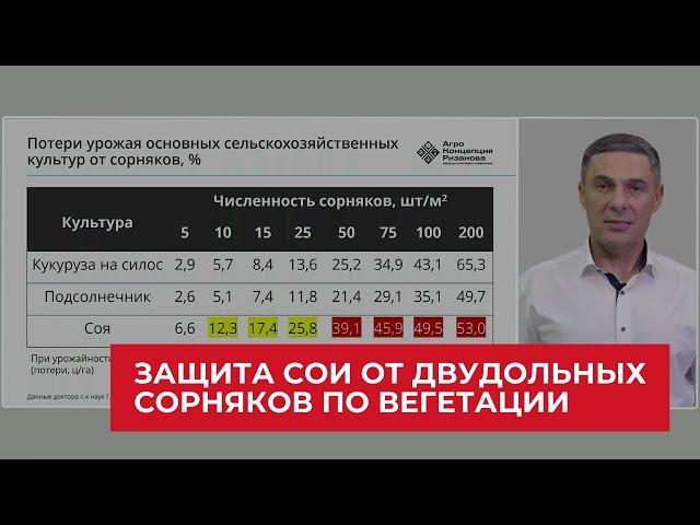 Защита сои от двудольных сорняков | Агроном | Сергий Ризанов