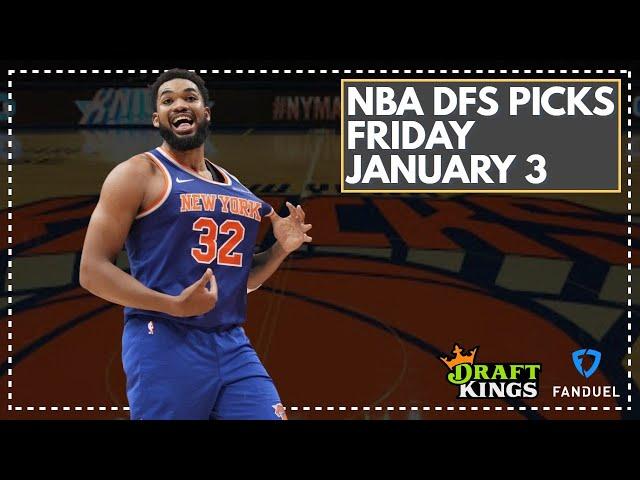 NBA DFS LIVE PRE-LOCK Q&A: FRIDAY JANUARY 3rd FanDuel & DraftKings Lineup Advice