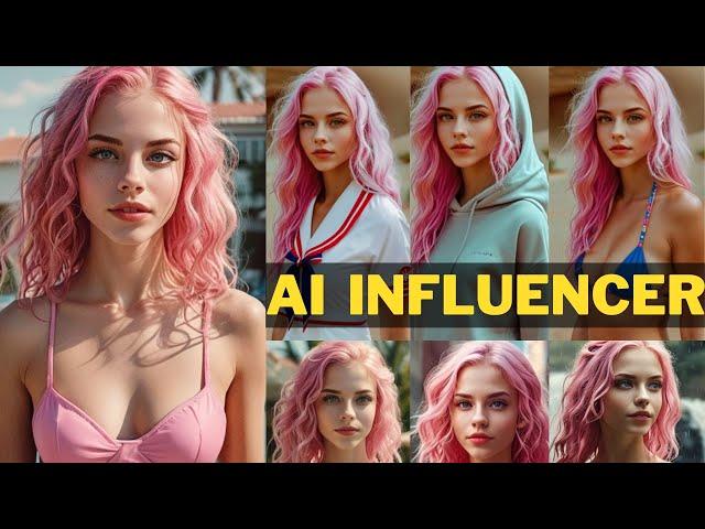 How I Created Realistic AI Influencer | Consistent Character, Change Outfit, and FaceSwap with AI