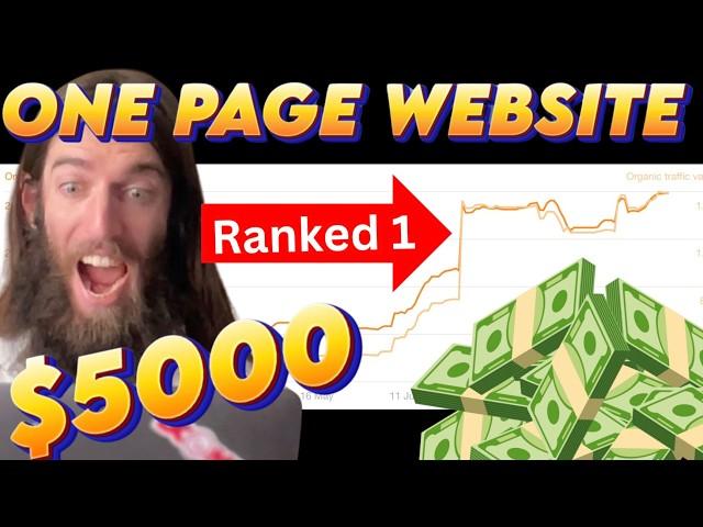 How I Made $5k In August With a ONE PAGE WEBSITE (AI Affiliate Marketing ChatGPT Sidehustle 2024)