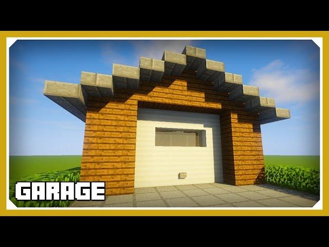 Minecraft: How To Build A Garage Tutorial (Easy Survival Minecraft Design)