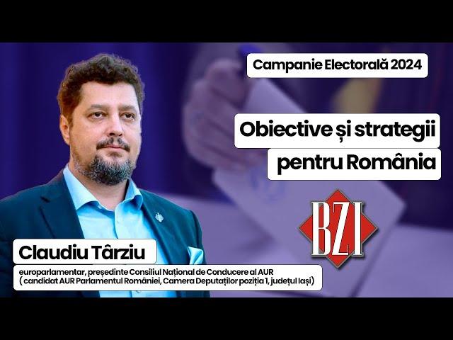 Campanie Electorală 2024! Europarlamentarul şi preşedintele CNC AUR, Claudiu Târziu