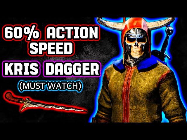 60% Action Speed KRIS DAGGER (MUST WATCH) Dark and Darker