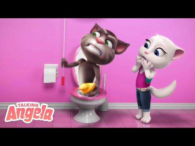  Bathroom Drama  Talking Angela Cartoon Short