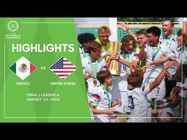 2023 Concacaf Boys' U-15 Championship | League A FINAL