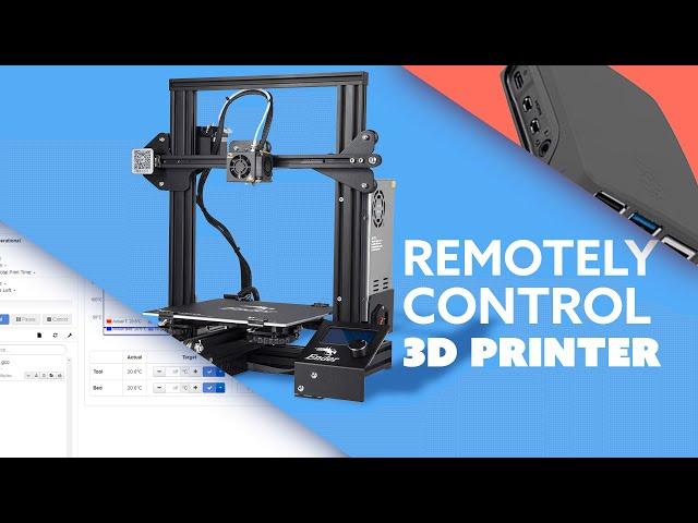REMOTE CONTROL 3D PRINTER | How to install OctoPrint