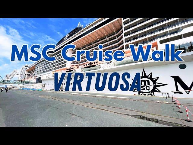 MSC Virtuosa Cruise Walking Tour 4k  #travel