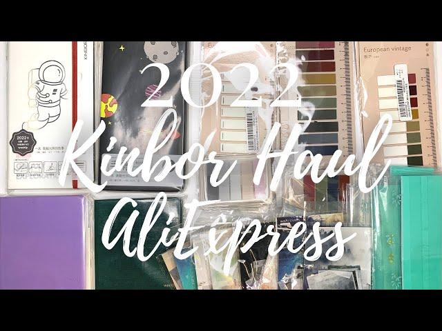 PLANNER HAUL | KINBOR | HOBONICHI WEEKS DUPE | ALIEXPRESS HAUL