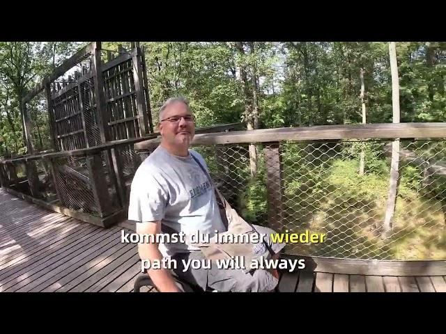 ️ Baumwipfelpfad Saarschleife bei Mettlach / barrierefrei, mit Rollstuhl ️ Treetopwalk