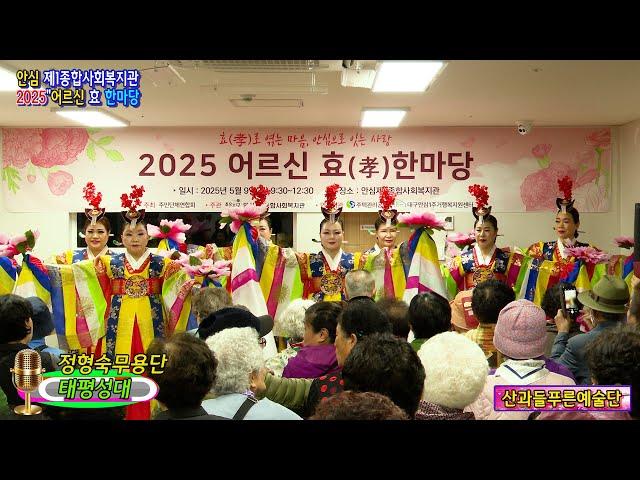 정형숙 무용단 태평성대 산과들푸른예술단 안심 제1종합사회복지관 어르신 효 한마당